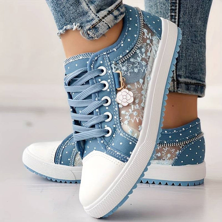 Chic and Breathable Women's Mesh Sneakers for All-Day Comfort
