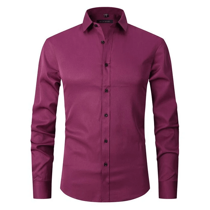 Wrinkle-Resistant Long Sleeve Shirt for Effortless Style