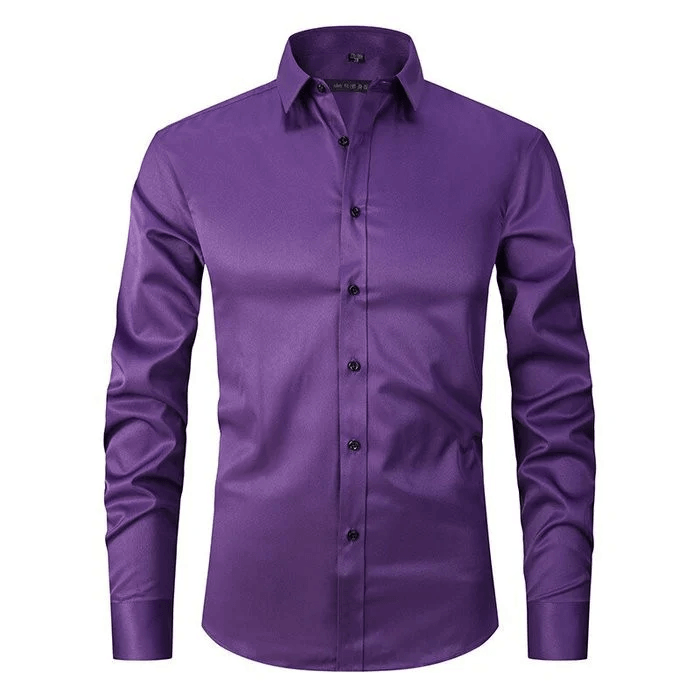 Wrinkle-Resistant Long Sleeve Shirt for Effortless Style