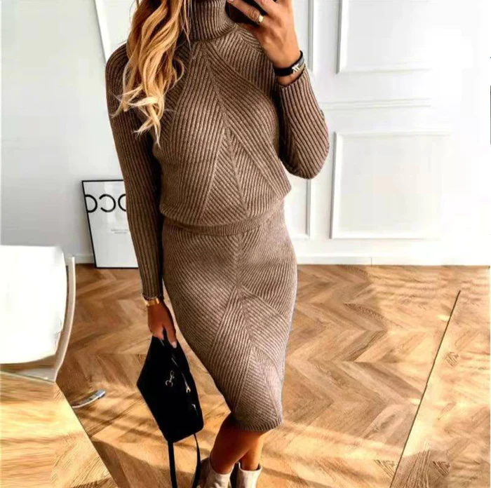 Chic Ribbed Two-Piece Outfit