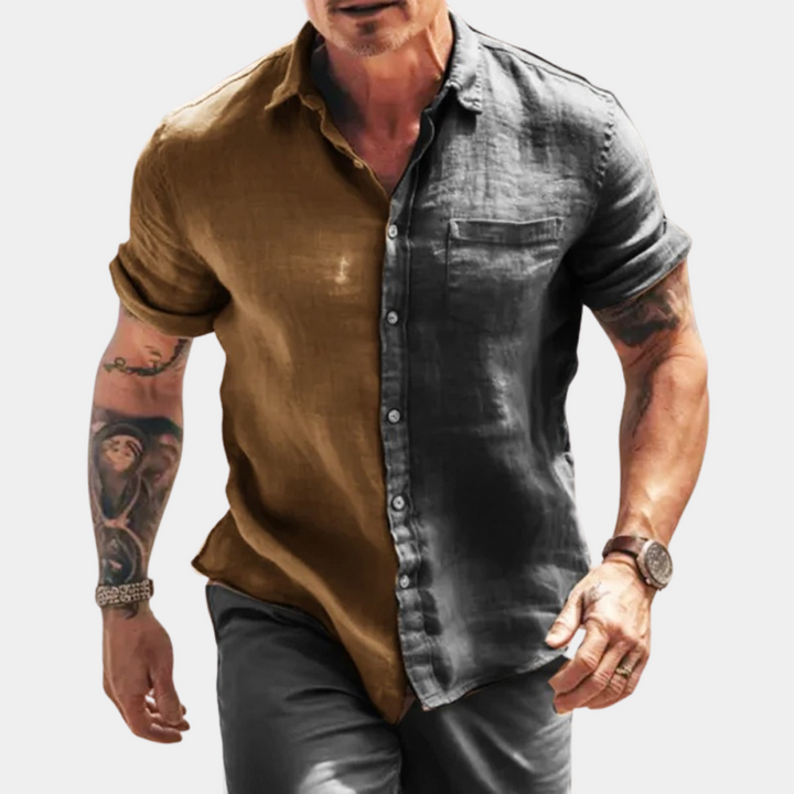 Trendy Half-Sleeve Shirt for the Modern Man