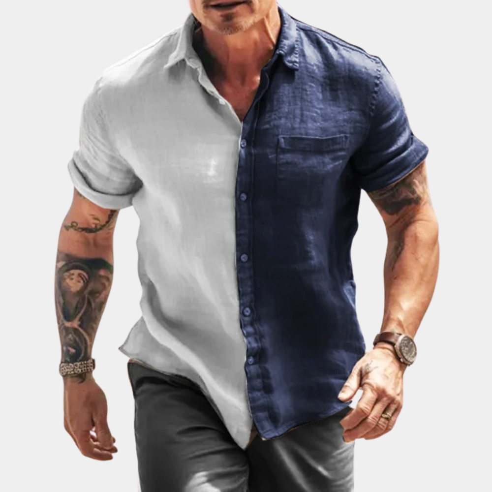 Trendy Half-Sleeve Shirt for the Modern Man