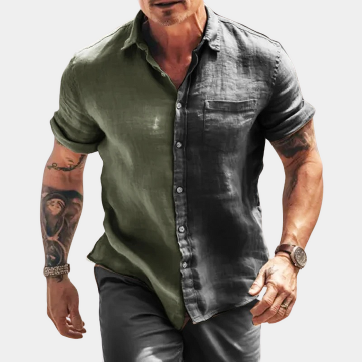 Trendy Half-Sleeve Shirt for the Modern Man