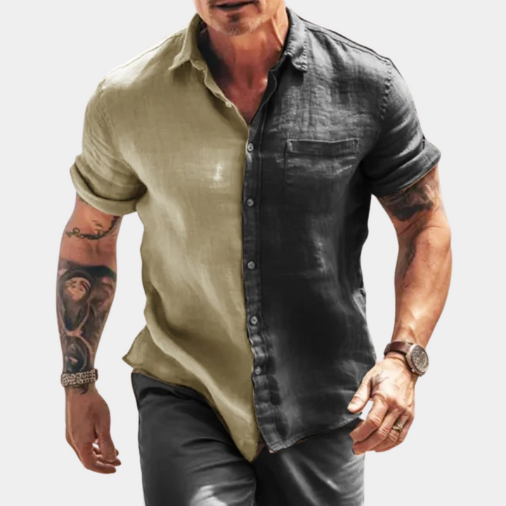 Trendy Half-Sleeve Shirt for the Modern Man