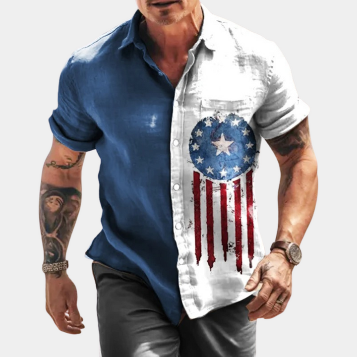 Trendy Half-Sleeve Shirt for the Modern Man