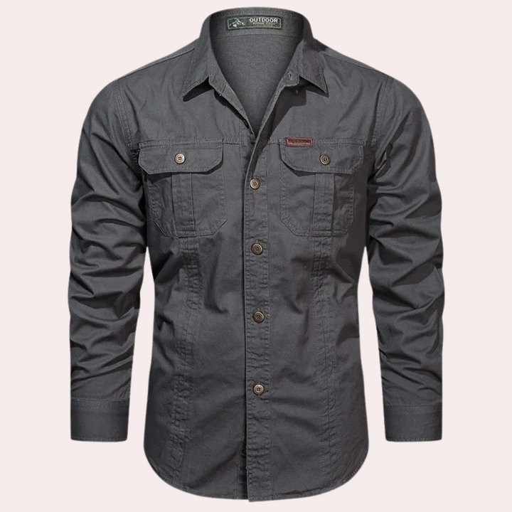 Trendy Men's Casual Shirt Perfect for Outdoor Adventures