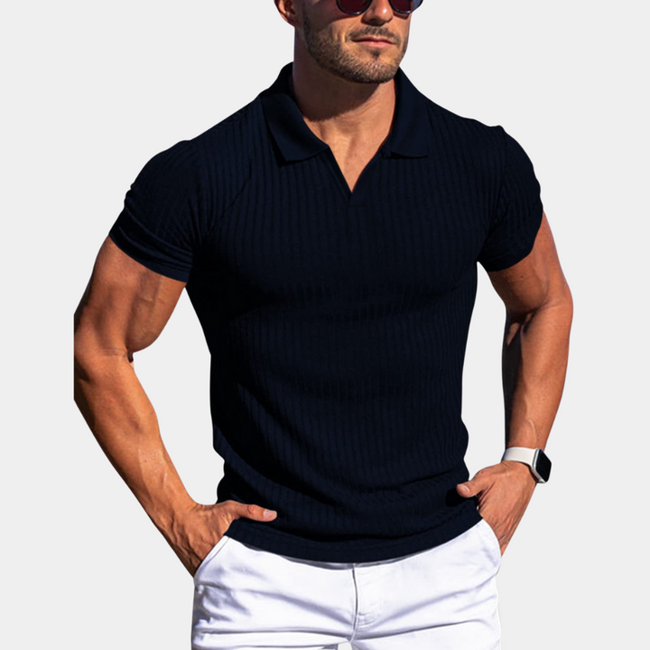 Elevate Your Wardrobe with the Collection Men's Tailored Polo Shirt