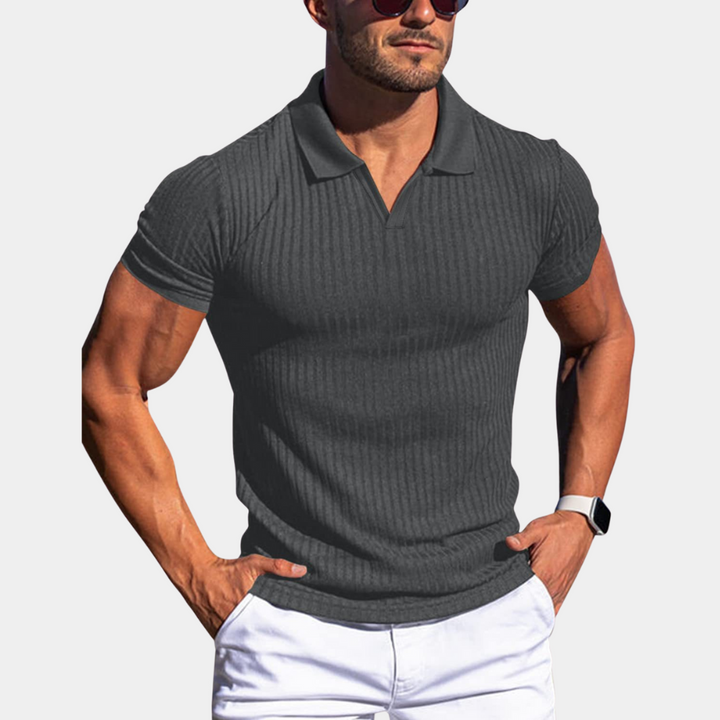 Elevate Your Wardrobe with the Collection Men's Tailored Polo Shirt