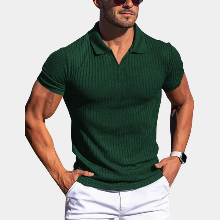 Elevate Your Wardrobe with the Collection Men's Tailored Polo Shirt