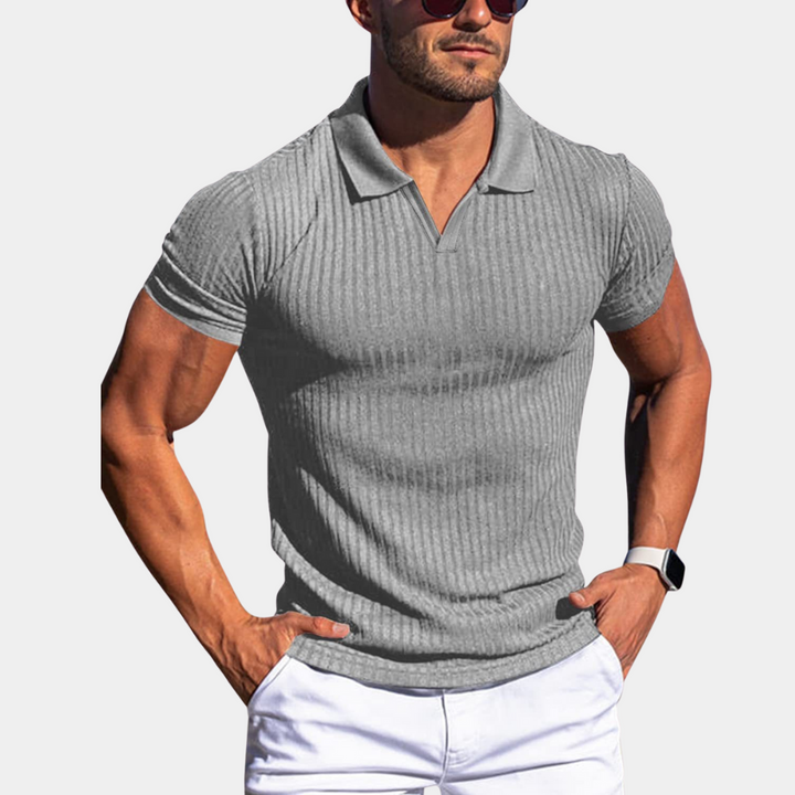 Elevate Your Wardrobe with the Collection Men's Tailored Polo Shirt