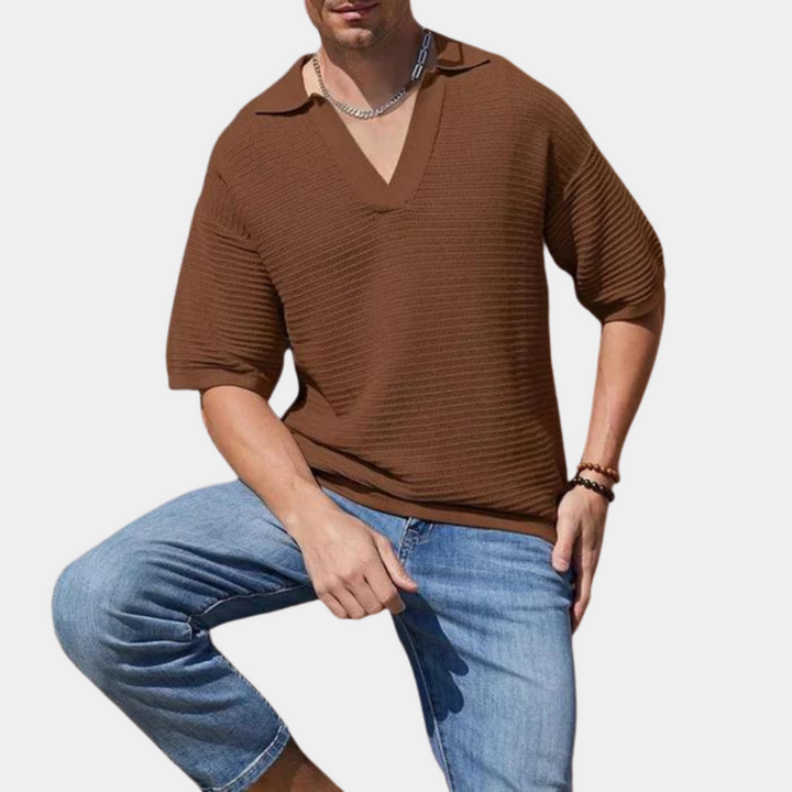 Chic Men's V-Neck T-Shirt