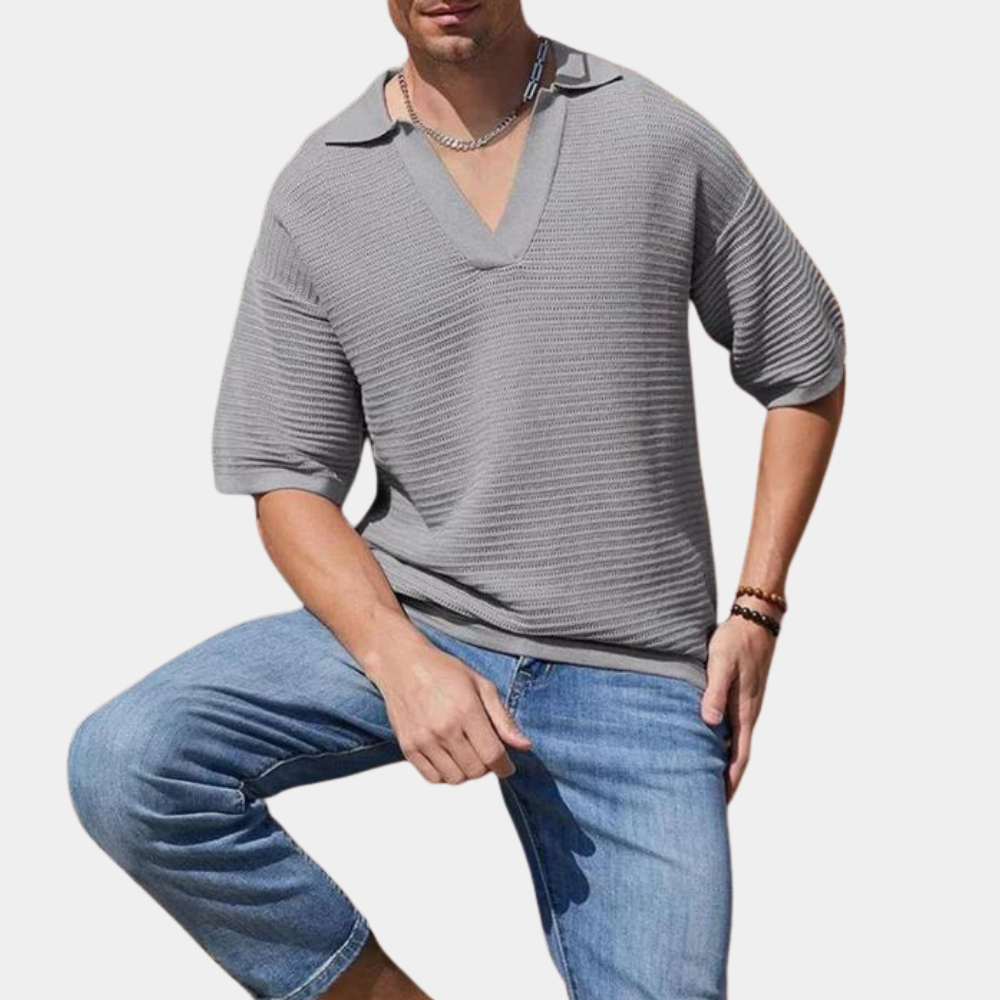 Chic Men's V-Neck T-Shirt