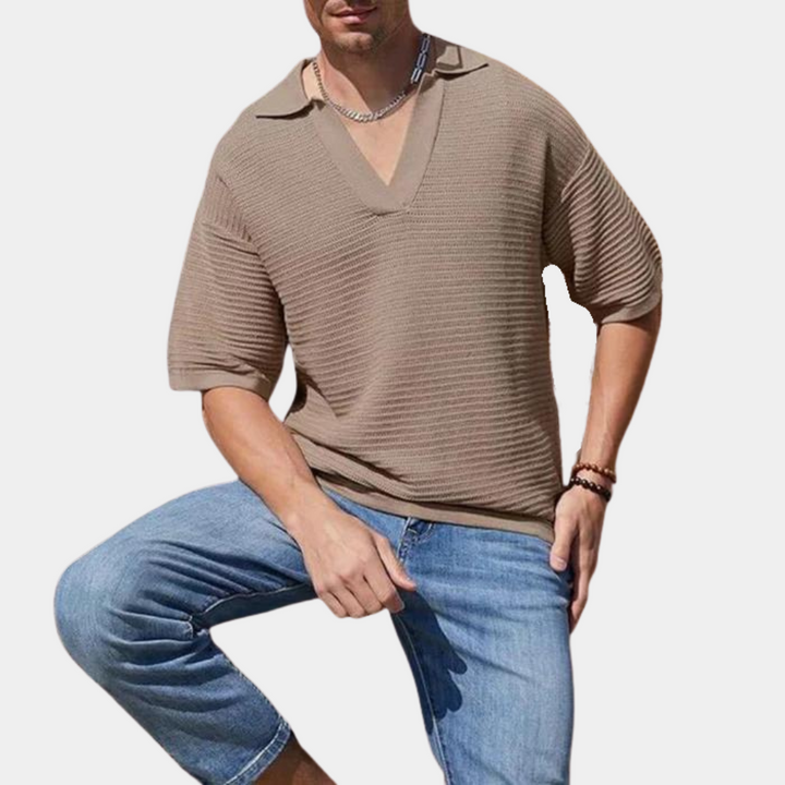 Chic Men's V-Neck T-Shirt