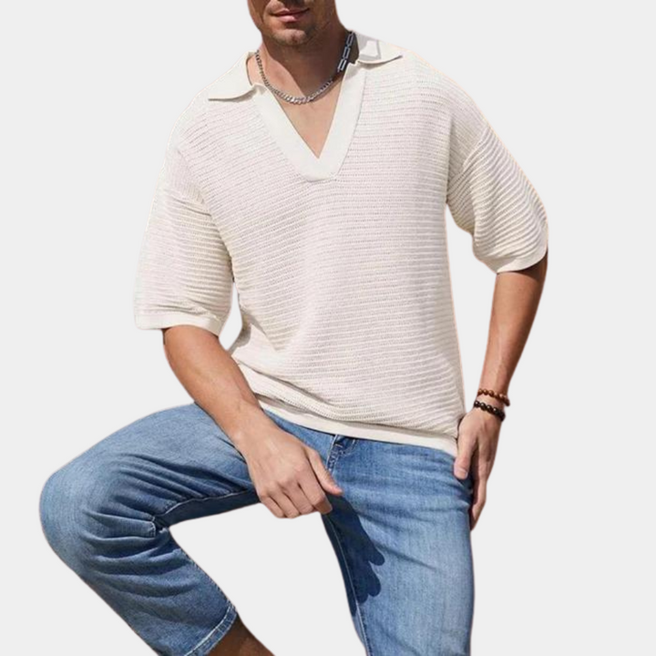 Chic Men's V-Neck T-Shirt