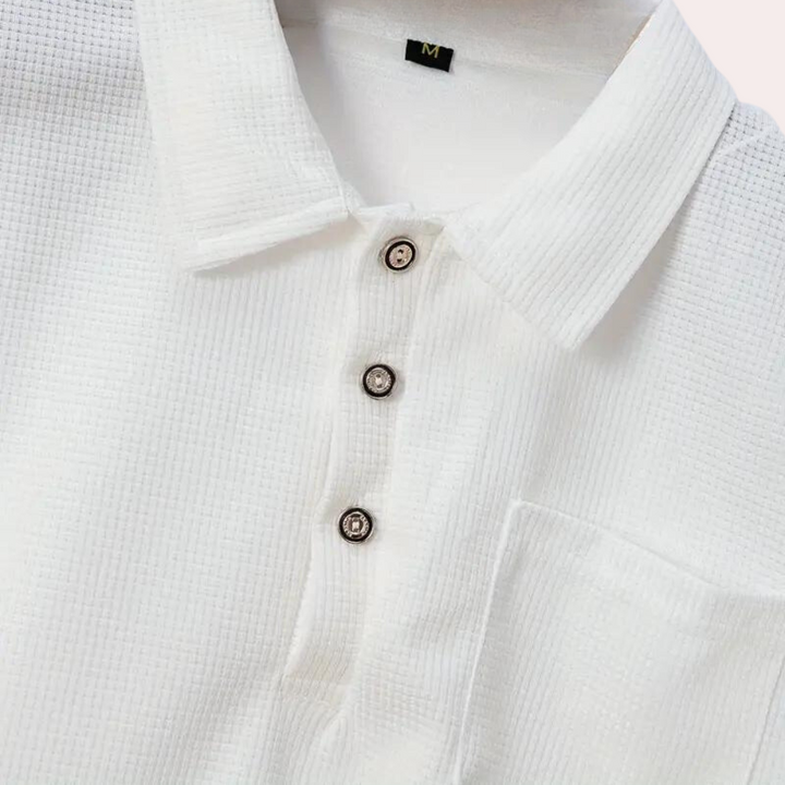 Elevate Your Wardrobe with Our Trendy Breathable Polo Shirt