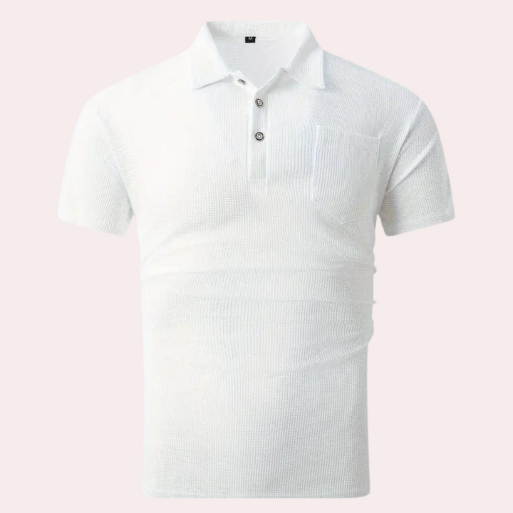 Elevate Your Wardrobe with Our Trendy Breathable Polo Shirt