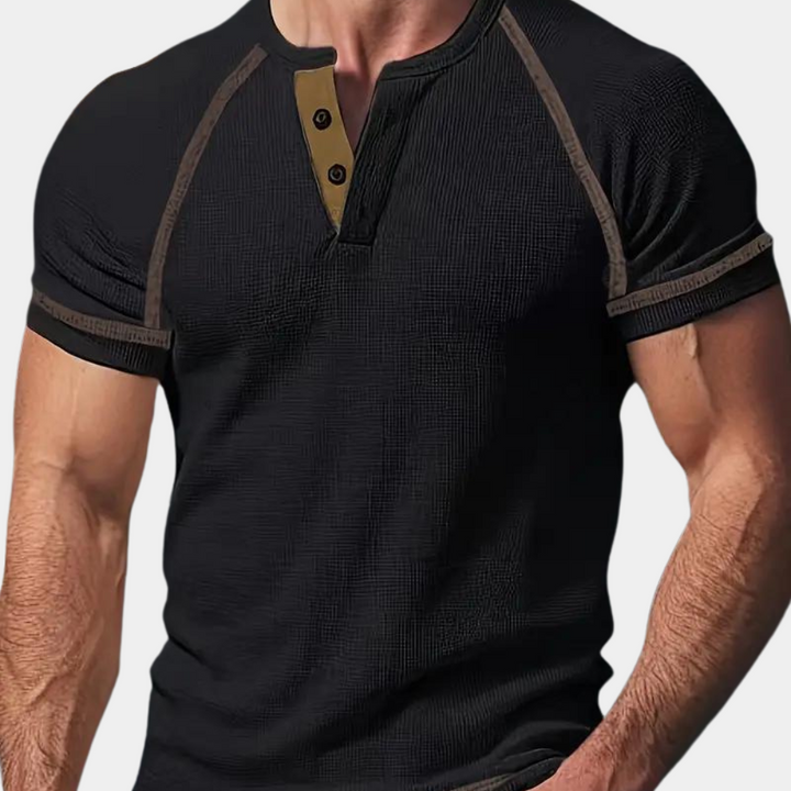 Elevate Your Wardrobe with Our Trendy Breathable Short-Sleeve T-Shirt for Men
