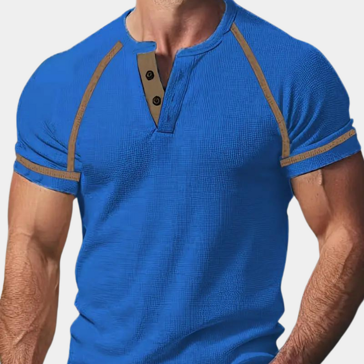 Elevate Your Wardrobe with Our Trendy Breathable Short-Sleeve T-Shirt for Men