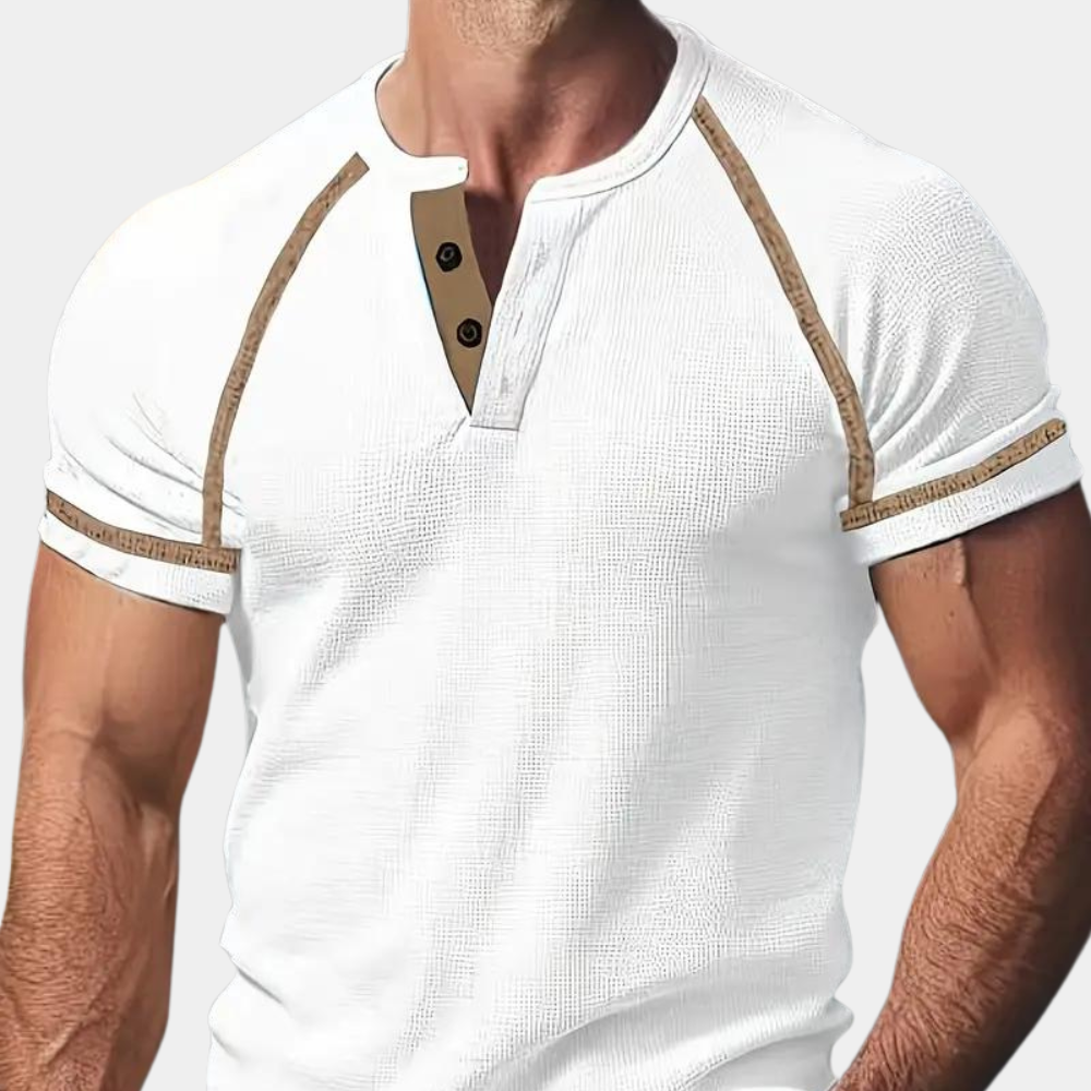 Elevate Your Wardrobe with Our Trendy Breathable Short-Sleeve T-Shirt for Men