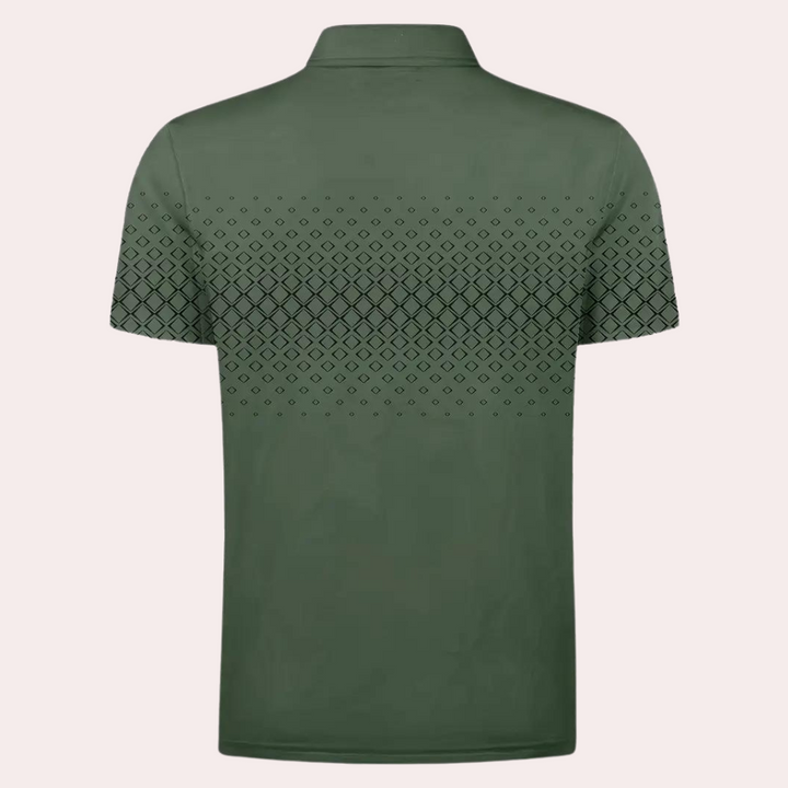 Trendy Graphic Polo Shirt