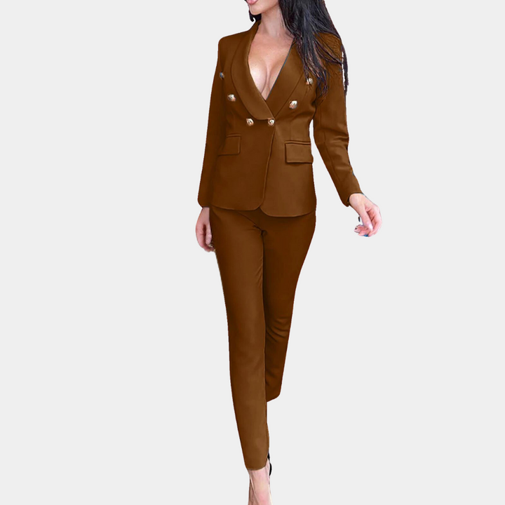 Luxurious Women's Wool Ensemble