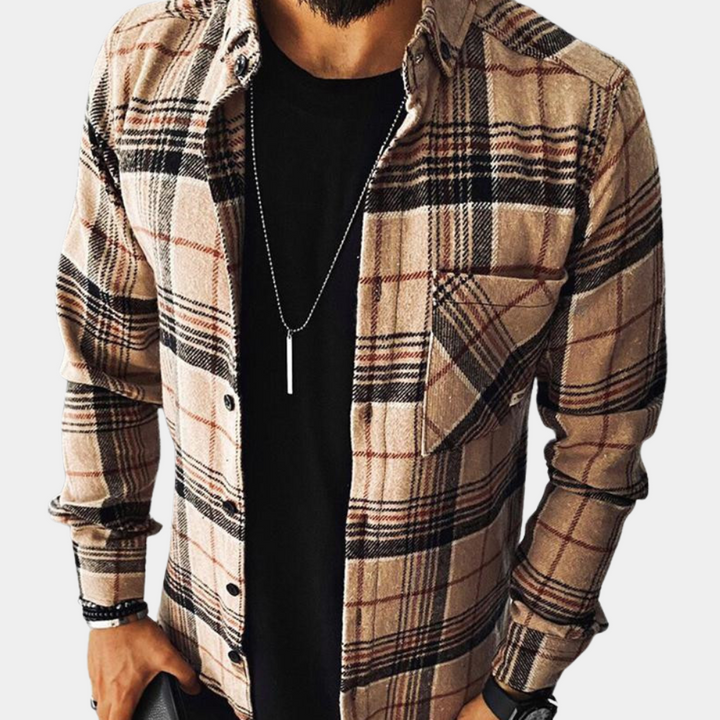 Chic and Cozy Men's Casual Shirt