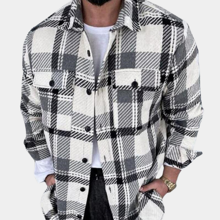 Chic and Cozy Men's Casual Shirt