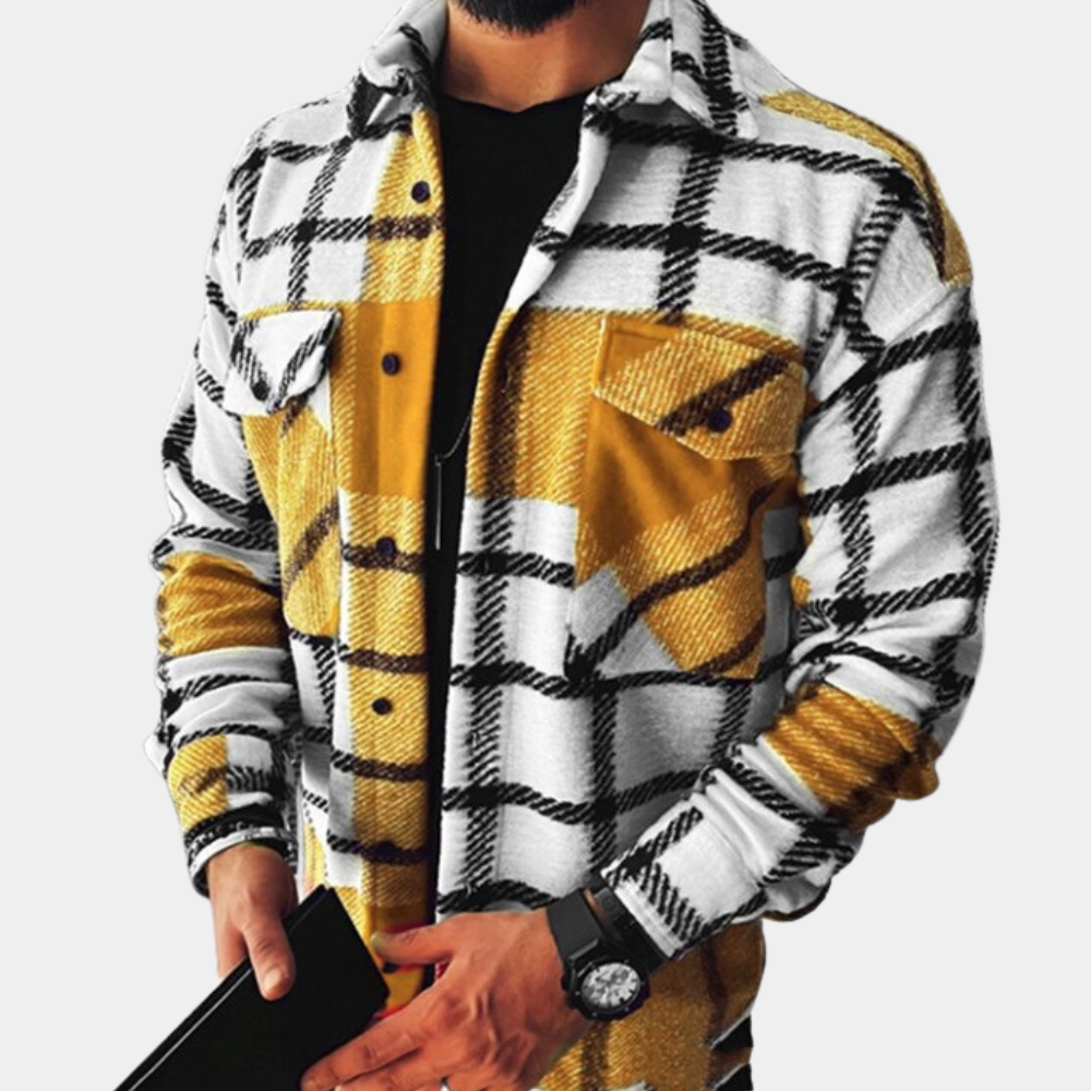 Chic and Cozy Men's Casual Shirt