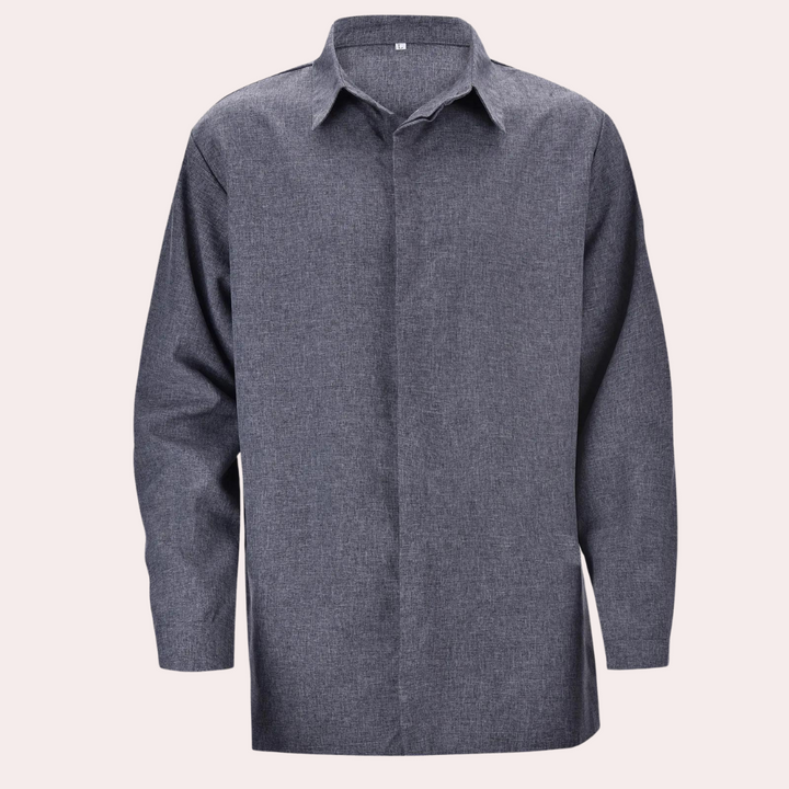 Sophisticated Long-Sleeve Classic Shirt for Men