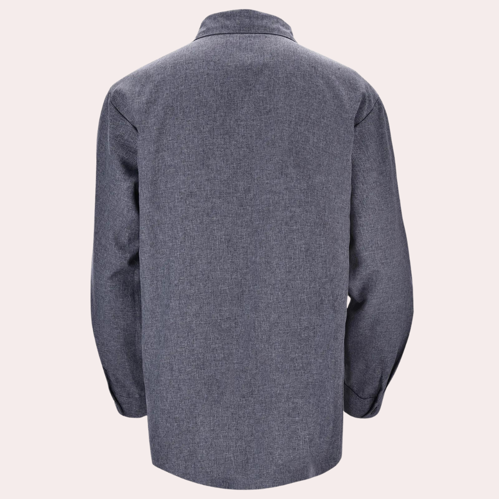 Sophisticated Long-Sleeve Classic Shirt for Men