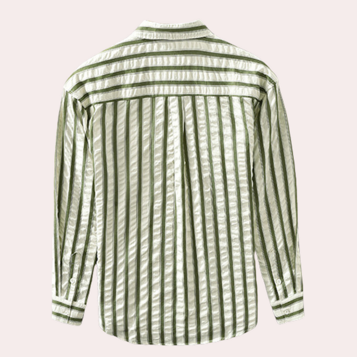 Modern Man's Casual Striped Shirt by Branko