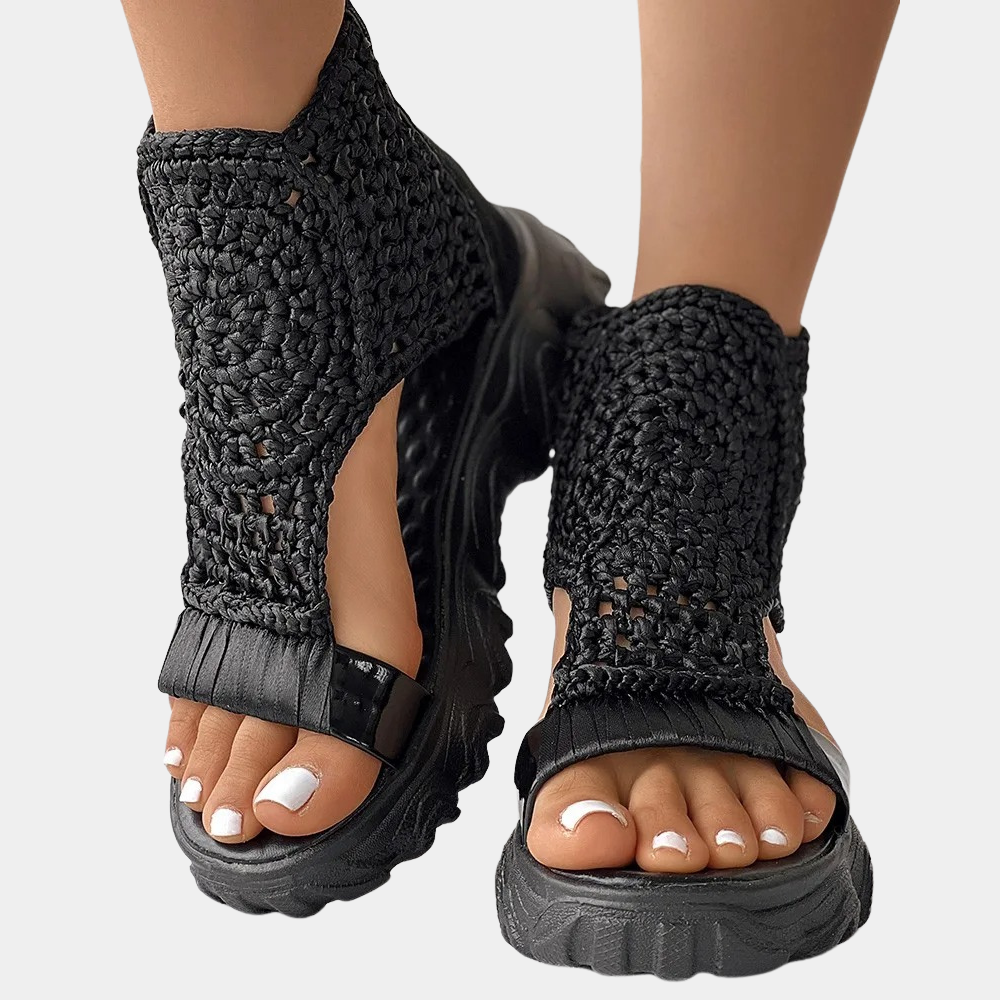 Stylish Braided Wedge Heels for the Modern Woman