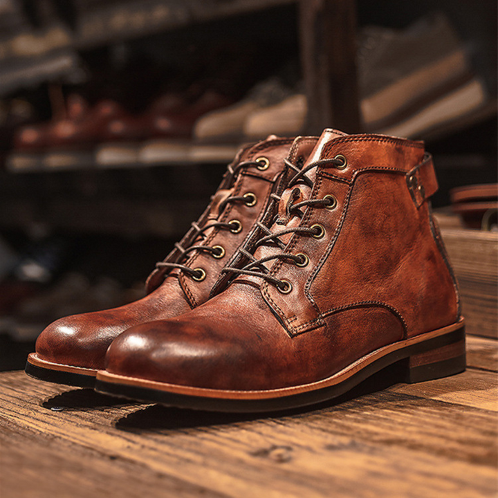 Exquisite Classic Leather Boots for Men