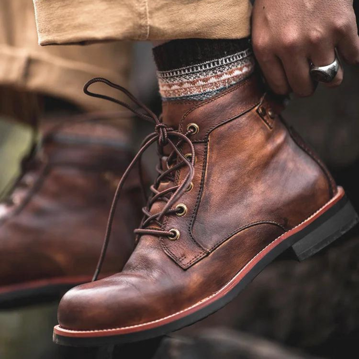 Exquisite Classic Leather Boots for Men