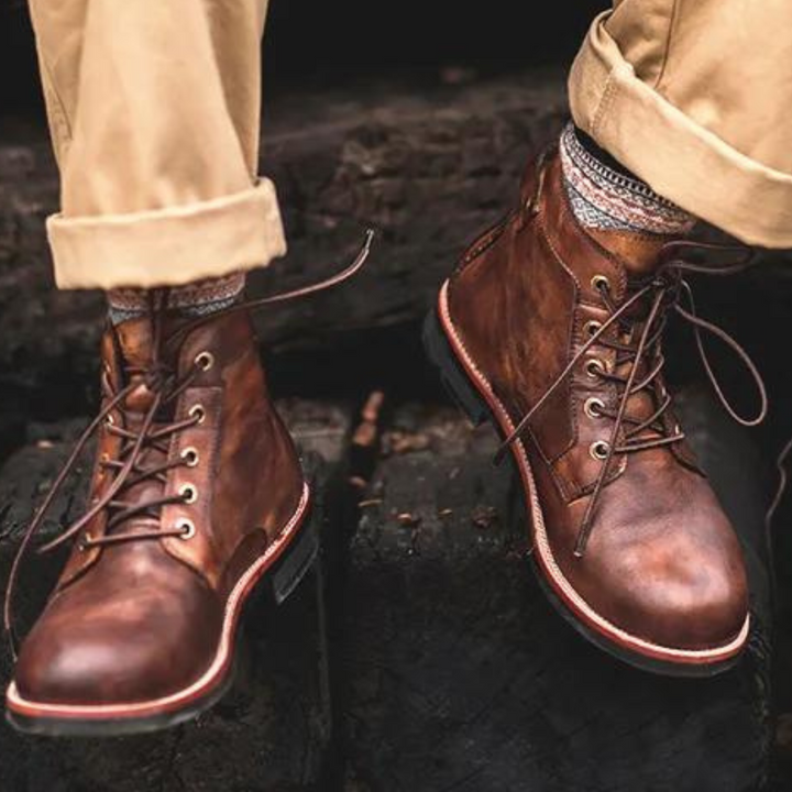Exquisite Classic Leather Boots for Men