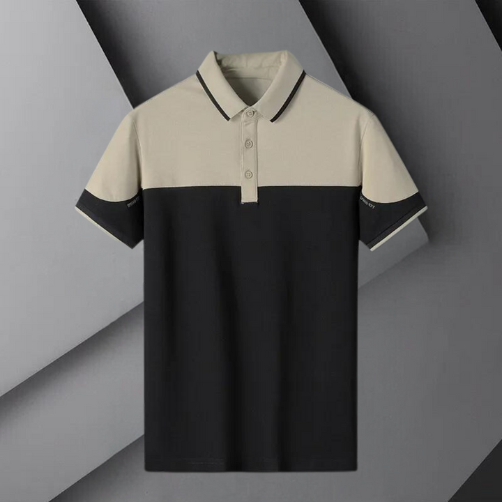 Stylish Men's Polo Shirt for a Refined and Airy Look