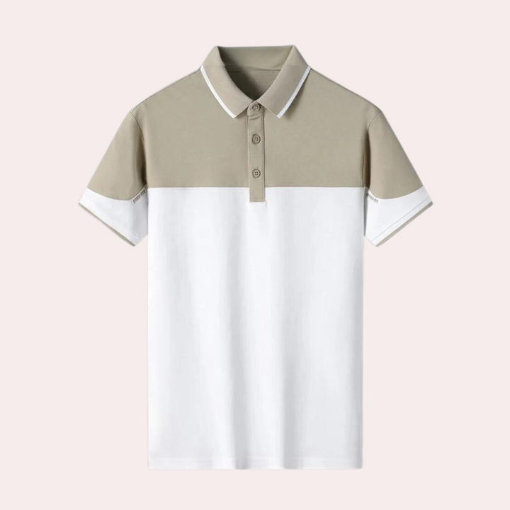 Stylish Men's Polo Shirt for a Refined and Airy Look