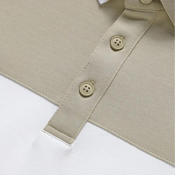 Stylish Men's Polo Shirt for a Refined and Airy Look