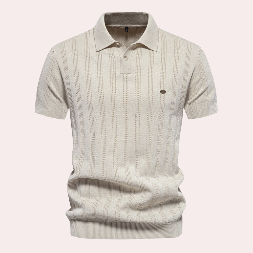 Stylish Knit T-Shirt for the Contemporary Gentleman