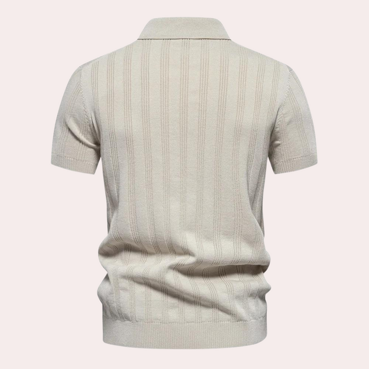 Stylish Knit T-Shirt for the Contemporary Gentleman