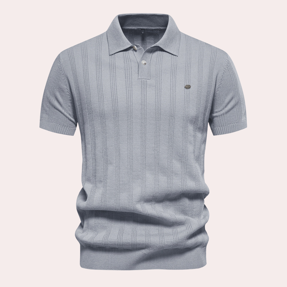Stylish Knit T-Shirt for the Contemporary Gentleman