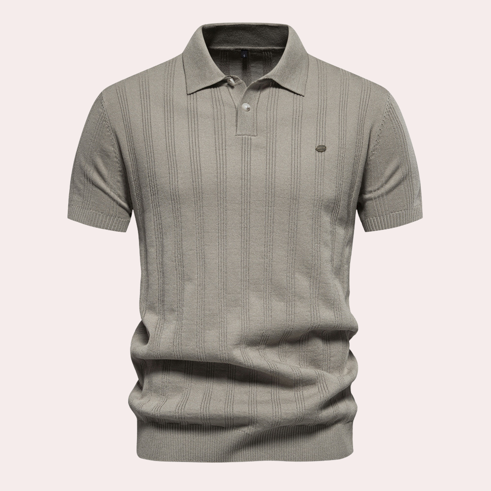 Stylish Knit T-Shirt for the Contemporary Gentleman