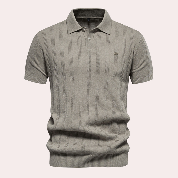 Stylish Knit T-Shirt for the Contemporary Gentleman