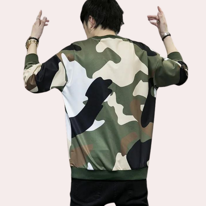 Stylish and Functional Camo Sweatshirt