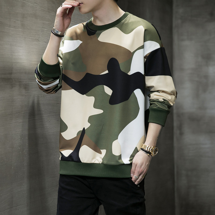 Stylish and Functional Camo Sweatshirt