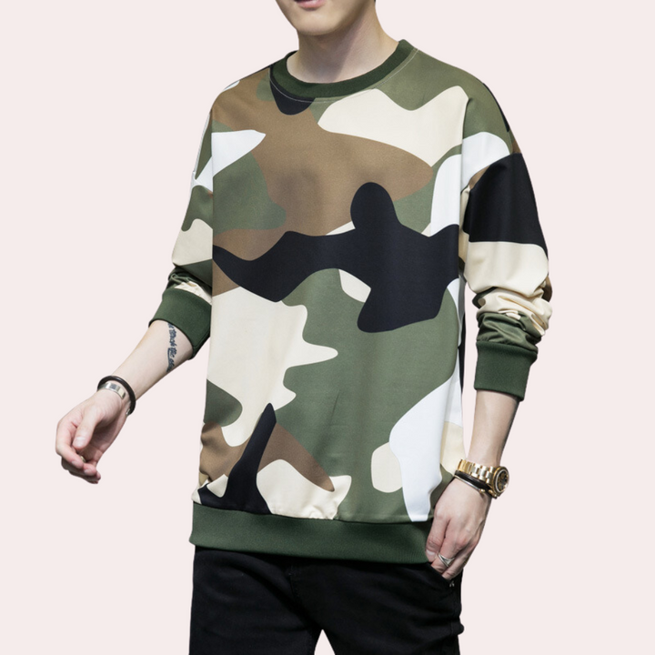 Stylish and Functional Camo Sweatshirt