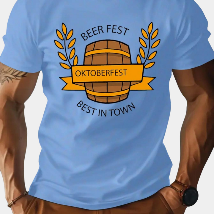Exclusive Oktoberfest Men's T-Shirt with Distinctive Design