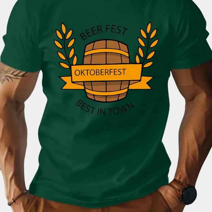 Exclusive Oktoberfest Men's T-Shirt with Distinctive Design