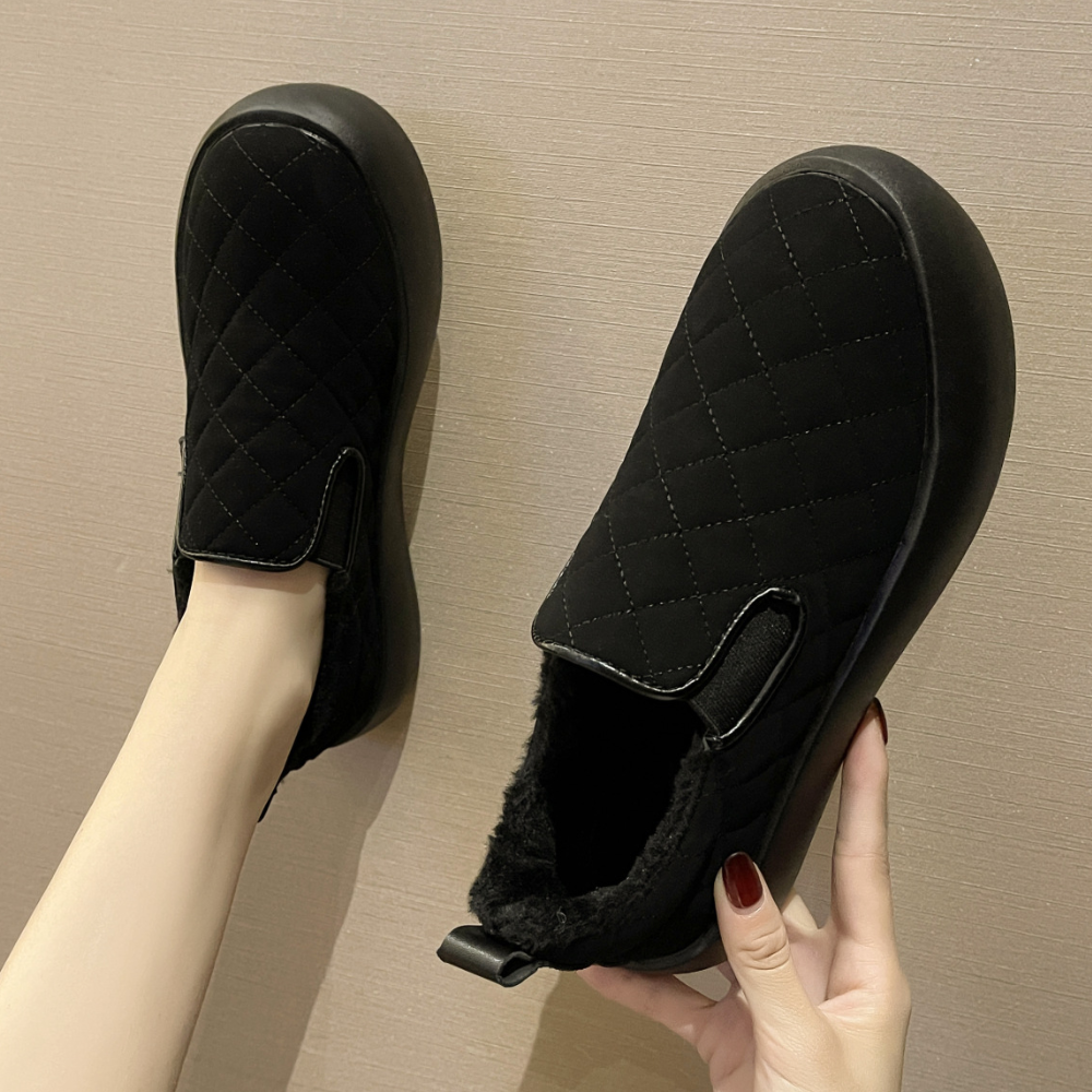 Luxurious Women's Plush Winter Footwear