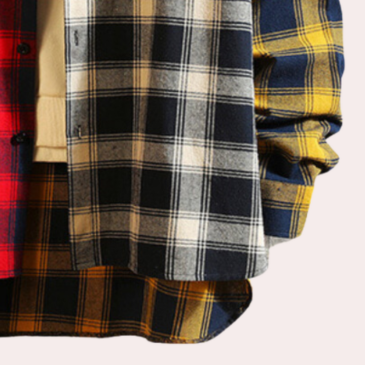 Trendy and Vibrant Checkered Shirt for Men